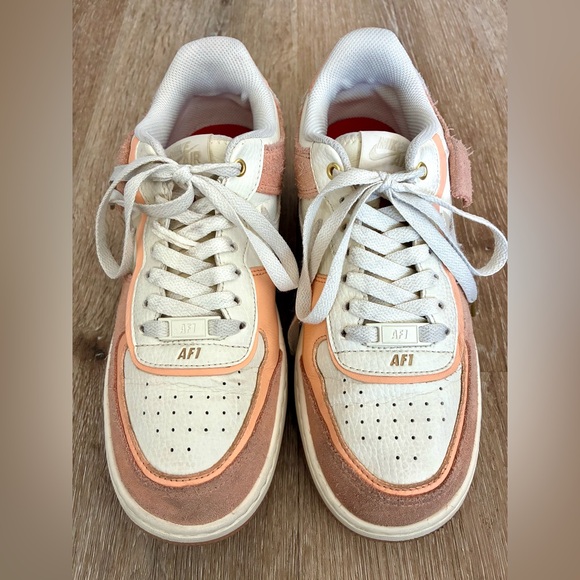 Nike Air Force 1 Shadow 'Sisterhood' Orange White Women’s Shoes Size US8.5 EU40 - Picture 7 of 11